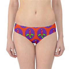 Christmas Candles Seamless Pattern Hipster Bikini Bottoms by Amaryn4rt