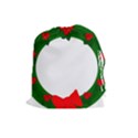 Holiday Wreath Drawstring Pouches (Large)  View1