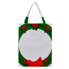 Holiday Wreath Classic Tote Bag by Amaryn4rt