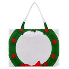 Holiday Wreath Medium Zipper Tote Bag by Amaryn4rt