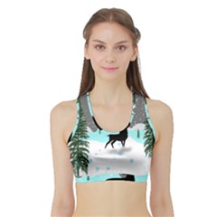 Rocky Mountain High Colorado Sports Bra With Border