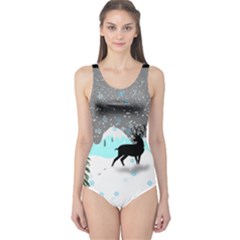 Rocky Mountain High Colorado One Piece Swimsuit by Amaryn4rt