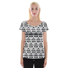 Seamless Honeycomb Pattern Women s Cap Sleeve Top by Amaryn4rt