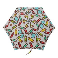 Seamless Pixel Art Pattern Mini Folding Umbrellas