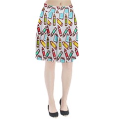 Seamless Pixel Art Pattern Pleated Skirt