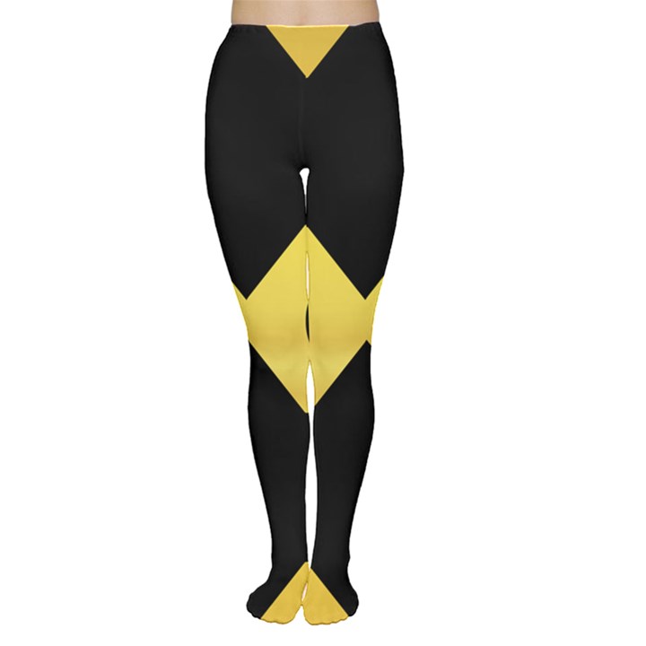 Seamless Gold Pattern Women s Tights