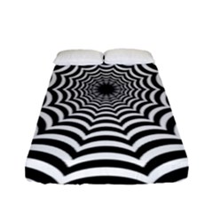 Spider Web Hypnotic Fitted Sheet (full/ Double Size) by Amaryn4rt