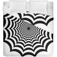 Spider Web Hypnotic Duvet Cover Double Side (king Size)