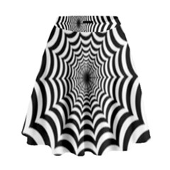 Spider Web Hypnotic High Waist Skirt