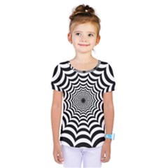 Spider Web Hypnotic Kids  One Piece Tee