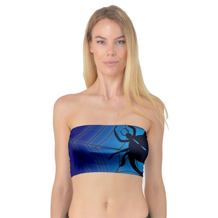 Spider On Web Bandeau Top