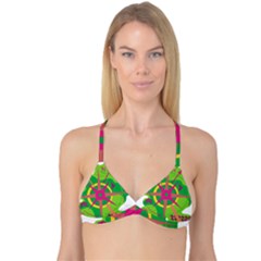 Green Navigation Reversible Tri Bikini Top by Valentinaart