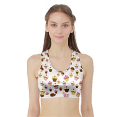 Eat Me Sports Bra With Border by Valentinaart