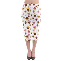 Eat Me Midi Pencil Skirt by Valentinaart