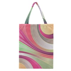 Abstract Colorful Background Wavy Classic Tote Bag by Amaryn4rt