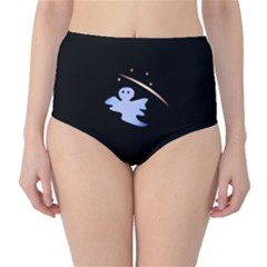 Ghost Night Night Sky Small Sweet High-waist Bikini Bottoms