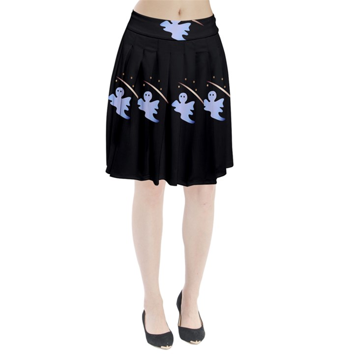 Ghost Night Night Sky Small Sweet Pleated Skirt