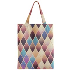 Abstract Colorful Background Tile Zipper Classic Tote Bag by Amaryn4rt