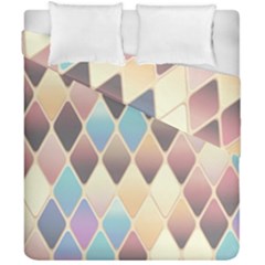 Abstract Colorful Background Tile Duvet Cover Double Side (california King Size) by Amaryn4rt