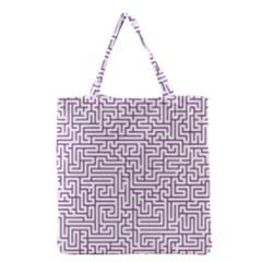 Maze Lost Confusing Puzzle Grocery Tote Bag by Amaryn4rt