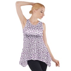 Maze Lost Confusing Puzzle Side Drop Tank Tunic by Amaryn4rt