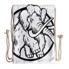 Mammoth Elephant Strong Drawstring Bag (large)