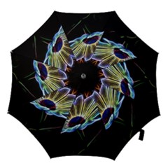 Flower Pattern Design Abstract Background Hook Handle Umbrellas (small)