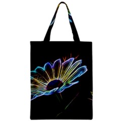 Flower Pattern Design Abstract Background Zipper Classic Tote Bag