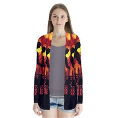 Horror Zombie Ghosts Creepy Cardigans by Amaryn4rt