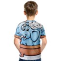 Elephant Bad Shower Kids  Sport Mesh Tee View2