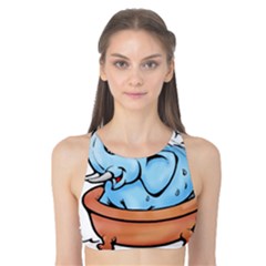 Elephant Bad Shower Tank Bikini Top by Amaryn4rt