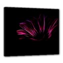 Purple Flower Pattern Design Abstract Background Canvas 24  x 20  View1