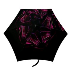 Purple Flower Pattern Design Abstract Background Mini Folding Umbrellas by Amaryn4rt