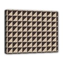 Brown Triangles Background Pattern  Canvas 14  x 11  View1