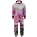 Rose Pink Flowers Pink Saturday Hooded Jumpsuit (Men)  View1