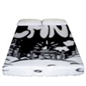 Snow Removal Winter Word Fitted Sheet (King Size) View1