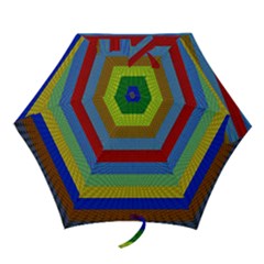 Pattern Background Mini Folding Umbrellas