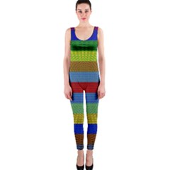 Pattern Background Onepiece Catsuit