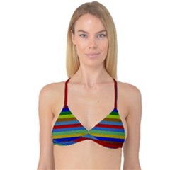 Pattern Background Reversible Tri Bikini Top by Amaryn4rt