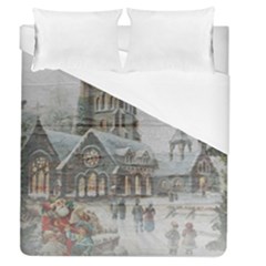 Santa Claus Nicholas Duvet Cover (queen Size) by Amaryn4rt