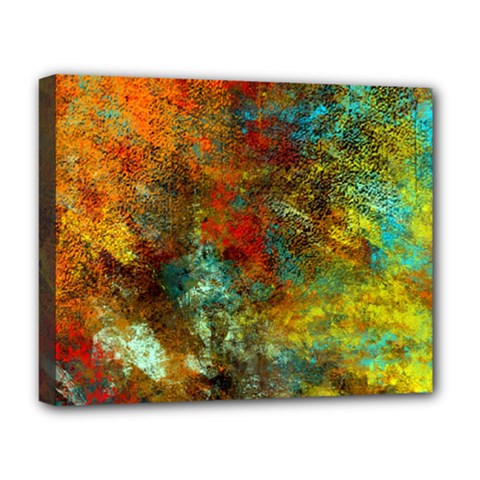 Mixed Abstract Deluxe Canvas 20  X 16   by digitaldivadesigns