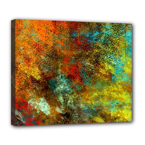 Mixed Abstract Deluxe Canvas 24  X 20   by digitaldivadesigns