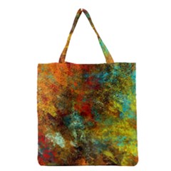 Mixed Abstract Grocery Tote Bag