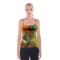 Mixed Abstract Spaghetti Strap Top