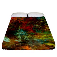 Mixed Abstract Fitted Sheet (king Size)