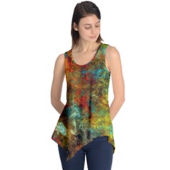 Mixed Abstract Sleeveless Tunic by digitaldivadesigns