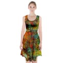 Mixed Abstract Racerback Midi Dress View1