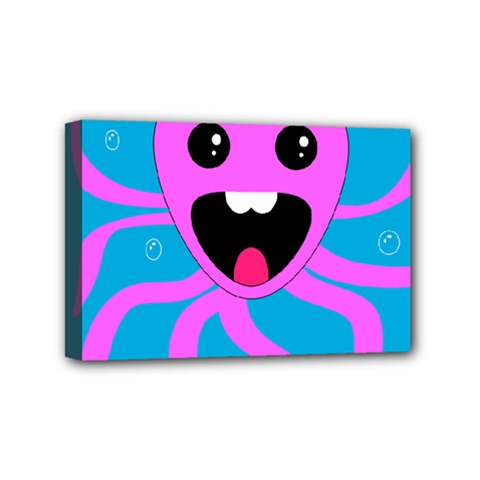 Bubble Octopus Copy Mini Canvas 6  x 4 