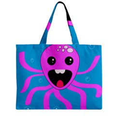 Bubble Octopus Copy Zipper Mini Tote Bag