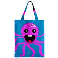 Bubble Octopus Copy Zipper Classic Tote Bag